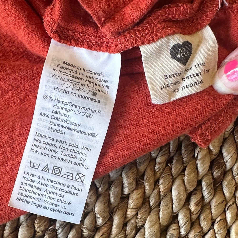 Madewell Hemp & Cotton Short Sleeve Top - Picture 3 of 7